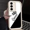 Phone Case for Samsung Galaxy A17 A16 A15 A14 A13 Queen King Couple Theme A56 A36 A26 A55 A35 A25 A54 A34 A24 A53 A33 A23 A07 A0