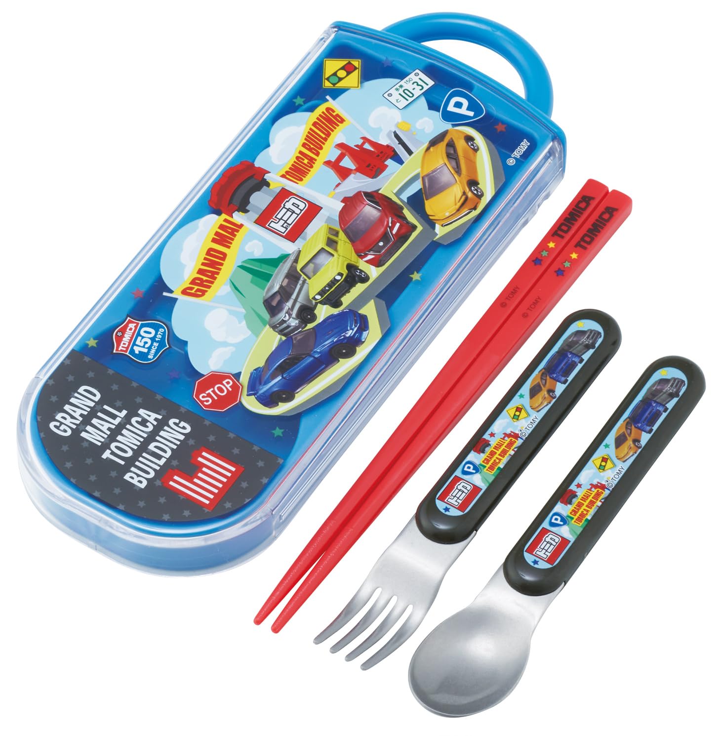 

Skater Bento Chopsticks Trio Set Tomica 26 Boys Children s (Chopsticks, Spoon, Fork, 16.5cm) TACC2-A