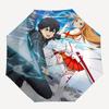 Sword Art Online Alicization Automatic Opening and Closing, 8 rib Structure Portable Umbrella, Suitable for Men and Women in All Seasons  Pe