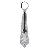 [Xiang Ru] One-touch Necktie, Can Be Put On In 5 Seconds, Plain, Approximately 8cm Wide, for Men, Women, Children, Boys, Girls, Sequined, Sparkly,