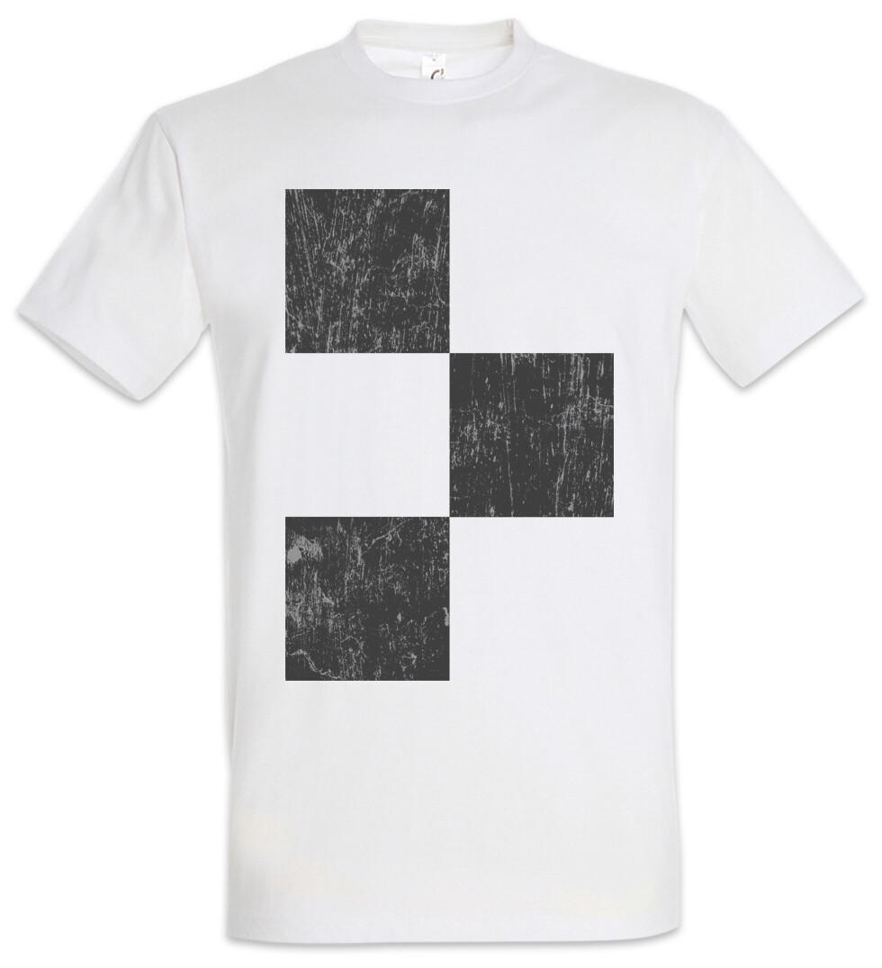 Racing Flag Squares Mens T-Shirt Mens Womens Tees Top Race Rally Car Auto Driver Racer Biker Petrol L