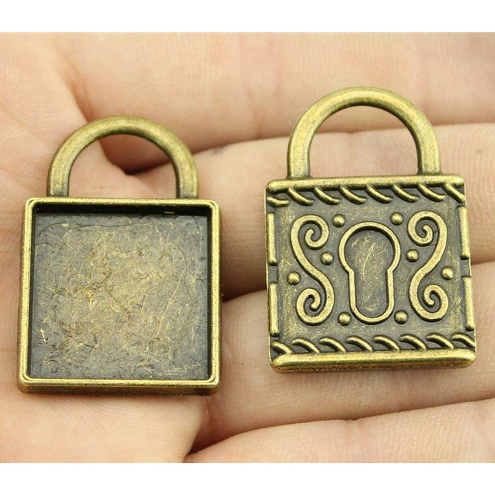 Hodí se pro kulatý 20mm skleněný kabošon Základní lůžko Podložka Bezel Doplňky Díly Chlapecké šperky Cool Dárky Pro