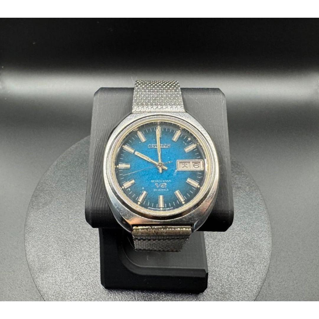 Used Citizen Seven Star V2 Automatic Winding Early 1970s Vintage Watch