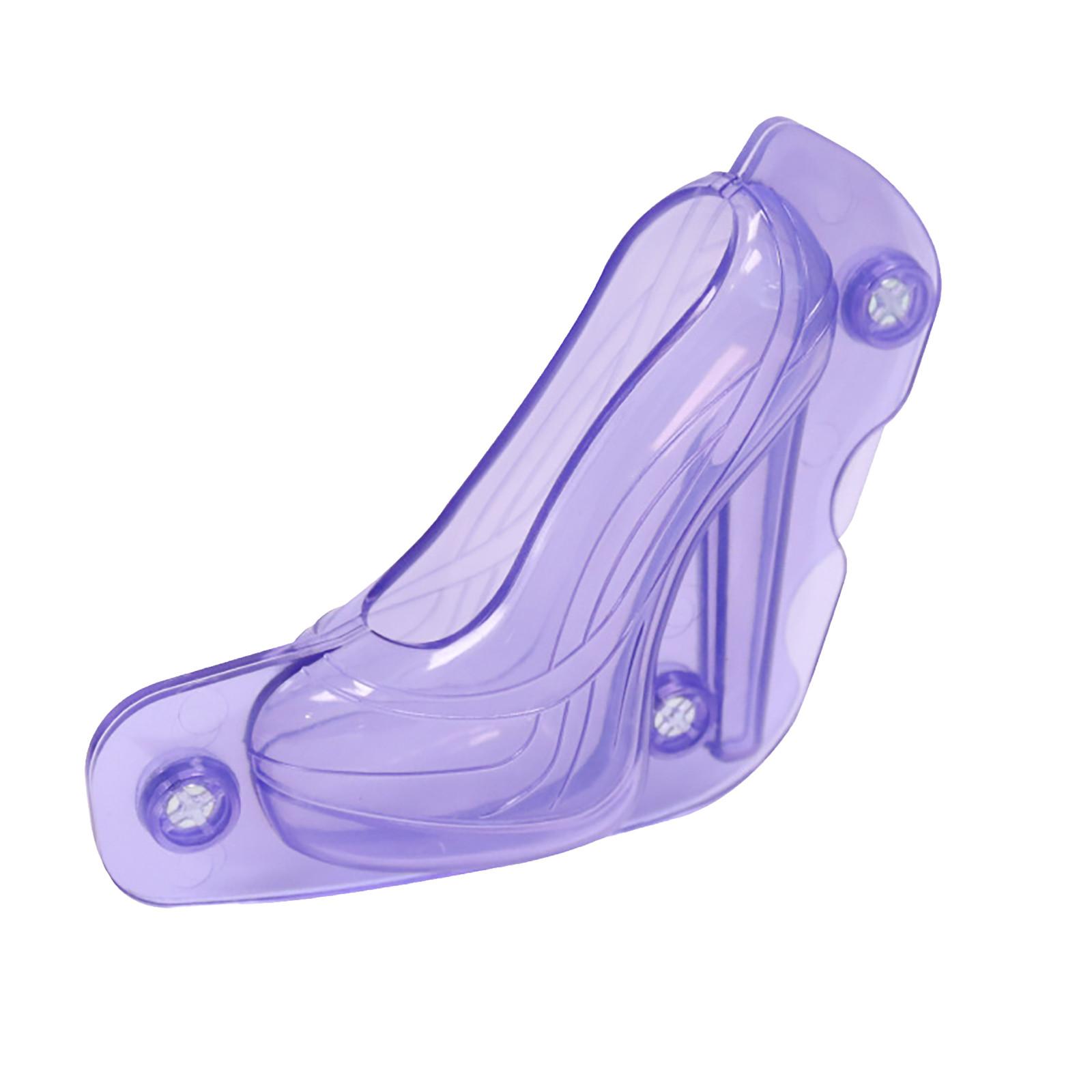 

Женские туфли с тяжелой подошвой, фиолетовые, 3D, шоколадные, на высоком каблуке, многоразовые, для выпечки