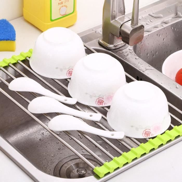 Stainless Steel Folding Dish Rack