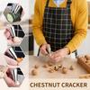 Chestnut Peeler Tool Anti-Slip Walnut Cracker Nutcracker Chestnut Opener For Kitchen Home Dormitory Hotel Restaurant Apartment