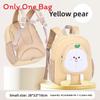 Kids Backpack With Fruit Embroidery Duffle Bag For School And Travel