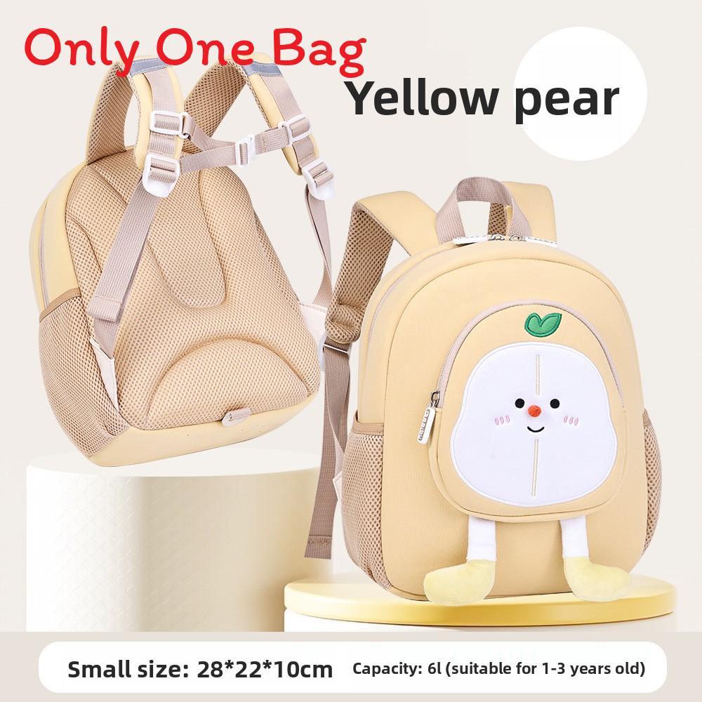 Kids Backpack With Fruit Embroidery Duffle Bag For School And Travel