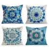 Retro Geometric Mandala Pillowcase Printed Polyester 45x45cm Throw Pillowcover Decorative Sofa Cushion Pillowslip Home Decor