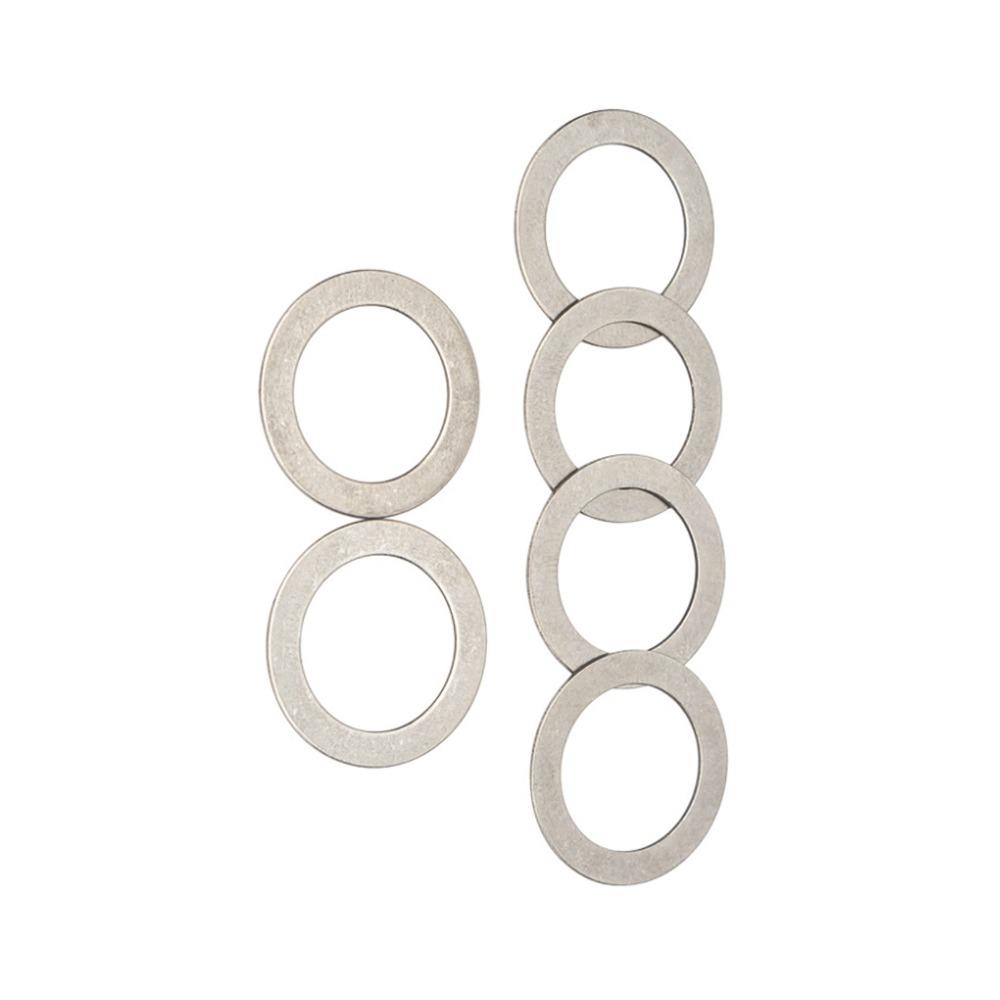 50PCS 304 Stainless Steel Bike Pedal Washers Silver Pedal Gasket Replacement  9/16 Inch Pedals