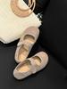Retro round head single shoes women's spring and summer new flat casual ZJ Mary Jane shoes women's shoes