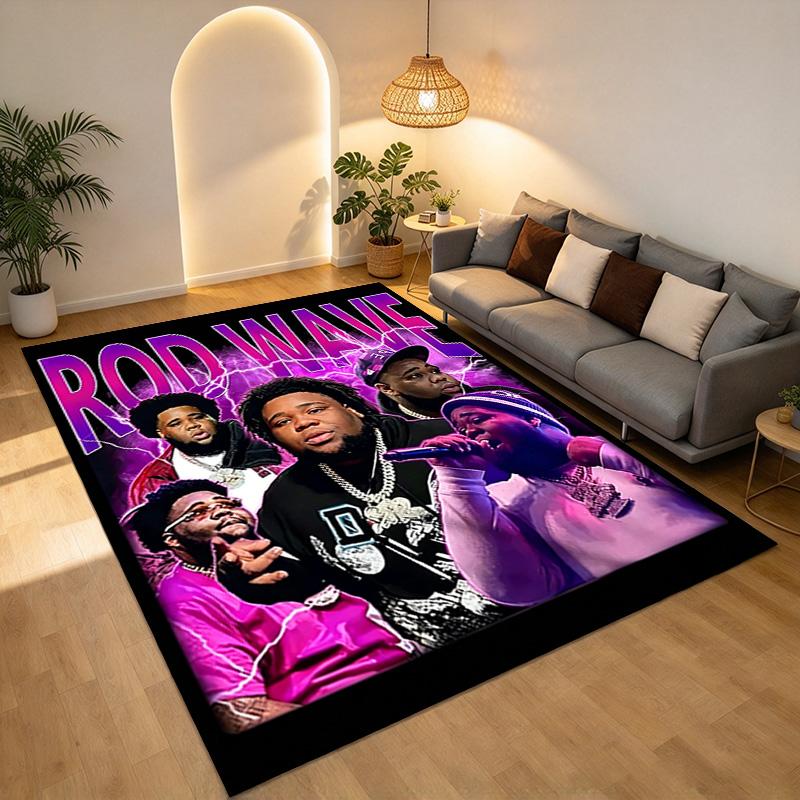 Rod Wave Living Room Nonslip Area Rug Soft Carpet For Bedroom Game Playroom Sofa Office Home Decor Doormat Christmas Gift C9261883