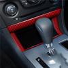 Red Carbon Fiber Interior Center Storage Accent Cover Trim For Dodge Charger