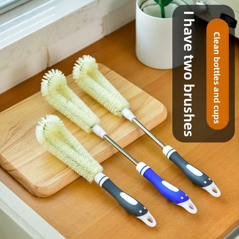 Dead-end Crevice Hard Bristle Bottle Small Water Cup Cleaning Brush