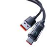 Braided 6A Type-C Fast Charging Cable for Xiaomi, OPPO, Huawei, Honor, Vivo