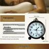 Retro Silent Alarm Clock - Vintage Desktop Decor for Bedroom or Dormitory