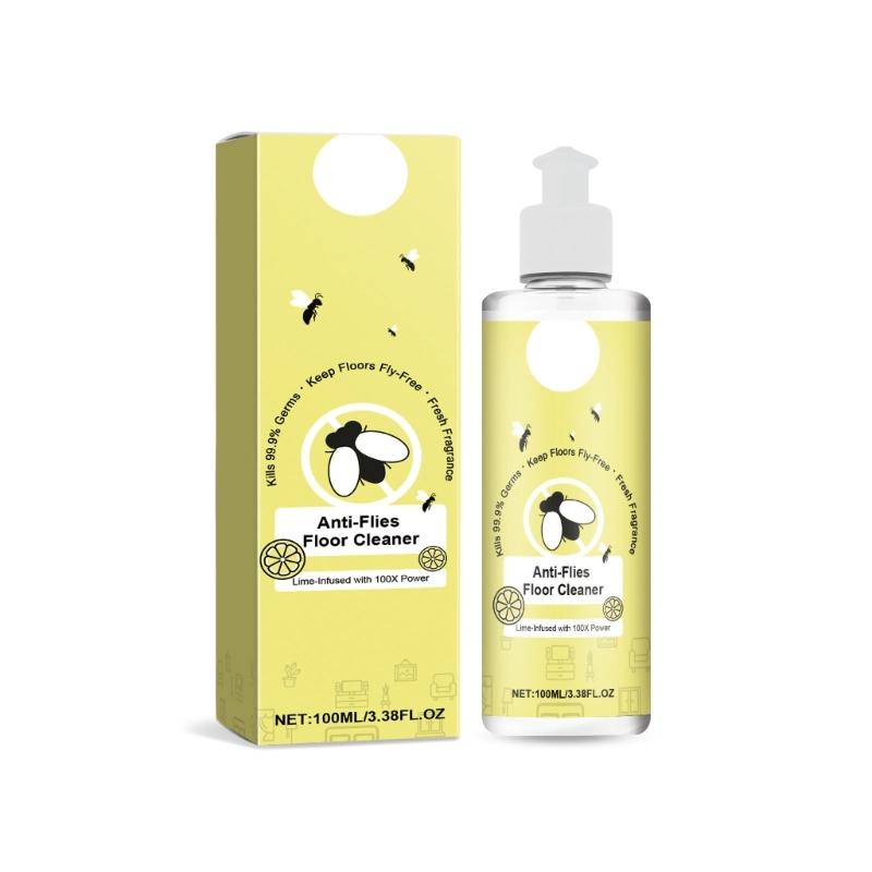 Effective 100ml Floor Cleanser Floor Cleaner Stains Remover Added Fly Control for Cleans Home Environments Cleanser 1