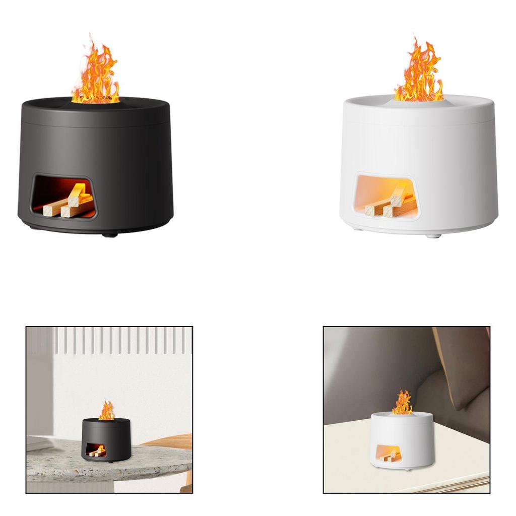 Nightlight Essential Oils Diffuser ABS Plastic 7 Color Mist Humidifier Home Air Moisturizer for Living Room