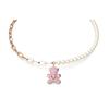 Colar com Pingente de Ursinho de Pelúcia Colar Feminino Ouro Rosa 5669166