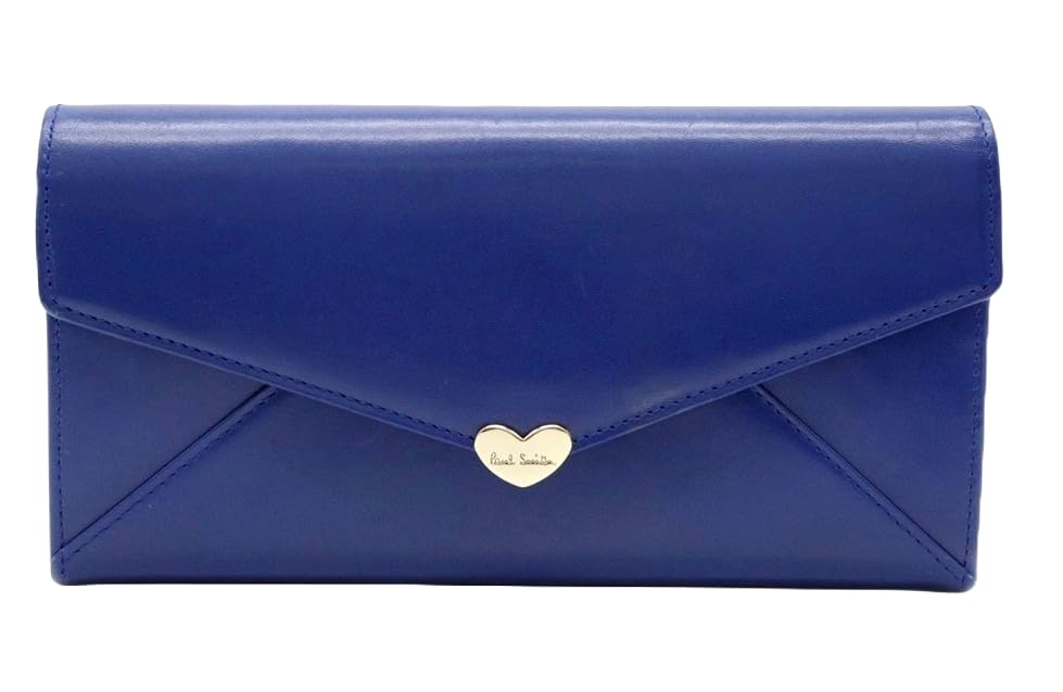 Женский длинный кошелек Paul Smith Love Letter с клапаном, синий
