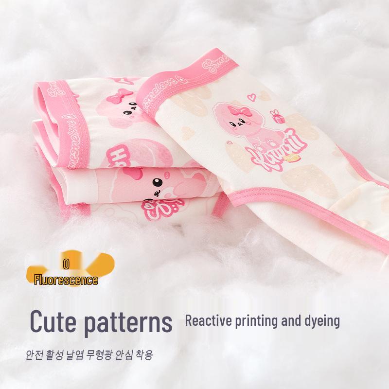 Girls' Pure Cotton Summer Underwear - Comfy, Non-Pinching Design for Toddlers