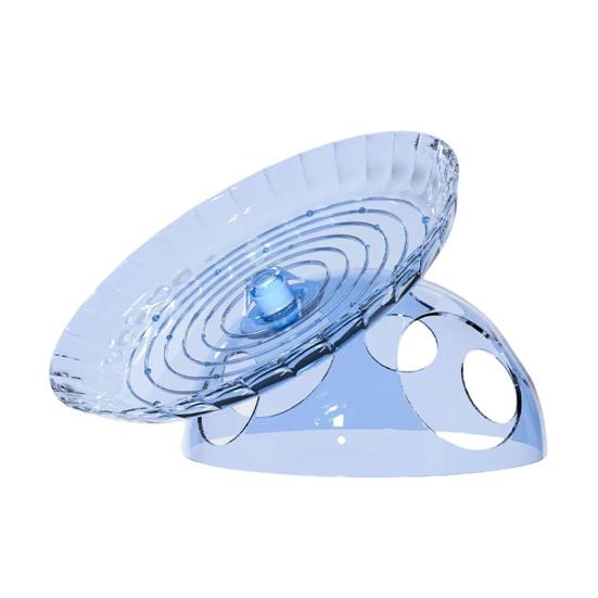 Quiet Hamster Running Wheel Flying Saucer Hamster Wheel with Hideout 2-in-1 Stable Safe Hamster Exercise Wheel for Gerbils Chinchillas Small Pets