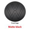 1Pc 139mm 110mm VW Logo ABS Emblem Car Hood Front Grill Rear Trunk Badge Accessory For VW Polo 2019 2020 2021 2022 2023 2024NO7