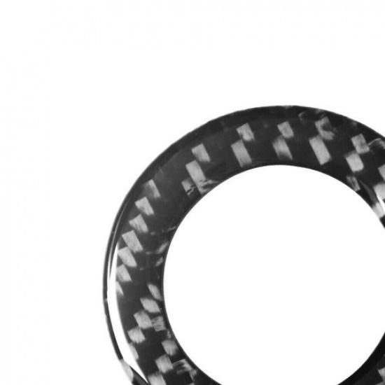 Carbon Fiber Ignition Key Ring Cover Trim For LEXUS RX330 2004-06 RX350 2006-09