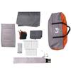 Dome Family Tent for 11 Persons Grey and Orange Waterproof