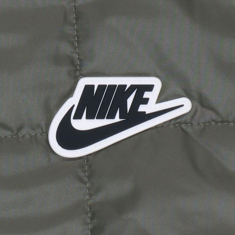 Nike Solid Color Small Logo Hooded Cotton Jacket Men Jacket Green DJ0434-380