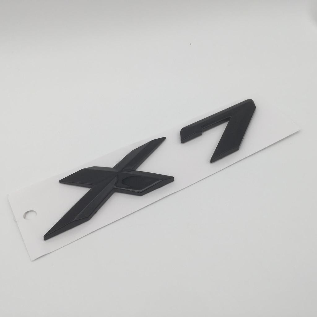 1pcs 3D ABS X1 X2 X3 X4 X5 X6 X7 GT Car Letter Rear Tailgate Trunk Decals Emblem Badge Sticker Decal Styling Auto Accessories
