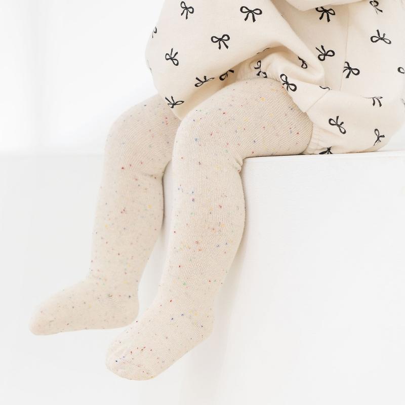 Baby Tights Solid Color Soft Knitted Cute Big PP Newborn Toddler Tight For Girl Pantyhose Kids Girls Spring Clothes