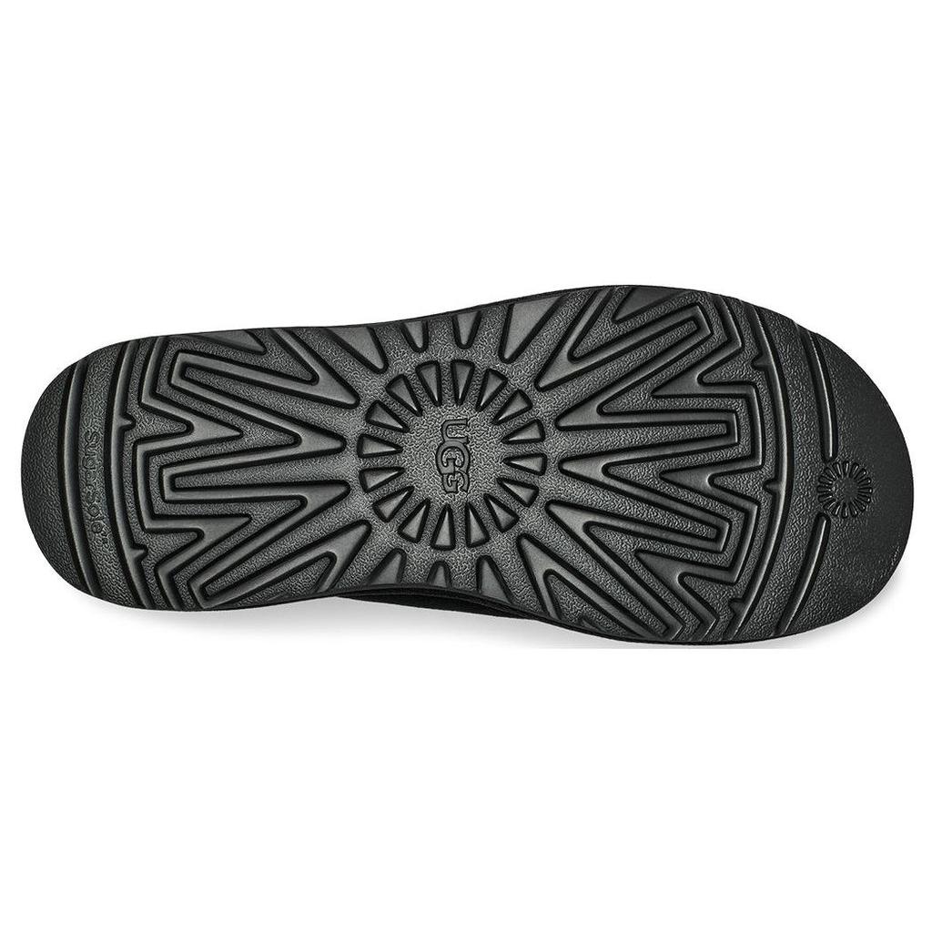 UGG Goldencoast Slide Leather Lightweight Minimalist Fashion Sandals Men Sandals Black 1136651-BLK