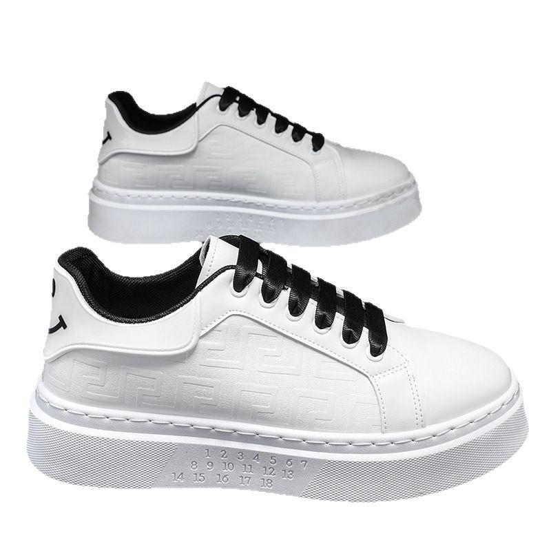 2025 New Autumn Spring and Autumn McQueen Low-top Little White Shoes Men's Trendy Shoes Casual Board Shoes Trendy Brand High-end European Station