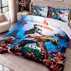DOOM 3Pcs Bedding Set Duvet Cover With Two Pillowcases For Bedroom Home Decoration