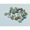 5X7 MM Natural Multi Labradorite Oval Cabochon Loose Gemstone 24Pcs Lot C-1806