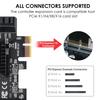 MZHOU PCI Express Expansion Board 6 Port SATA Card 6Gbps SATA with Heatsink and SATA Cable Expansion Card PCI Express x1 X4 X8 X16 for Windows Mac