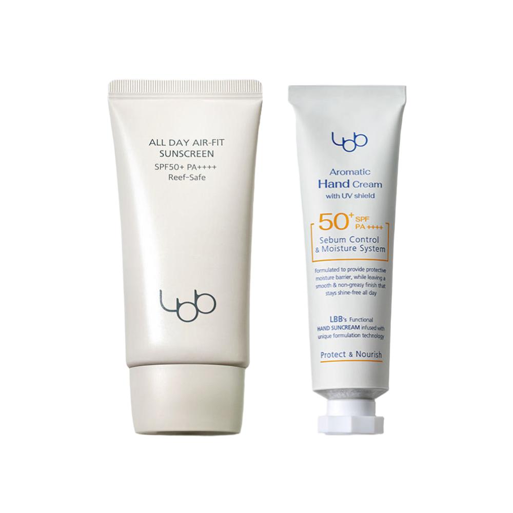 LBB Suncare Set ( Aromatic Hand Cream 35ml + All Day Air Fit Sunscreen 50ml )