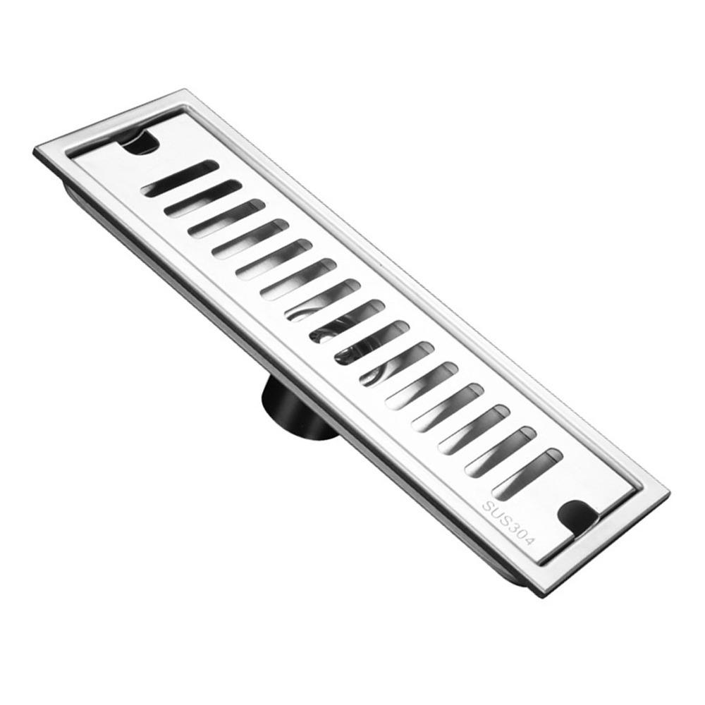 Removable Shower Floor Drain Large Linear Drainage Channel Drainage Floor Drain Bathroom