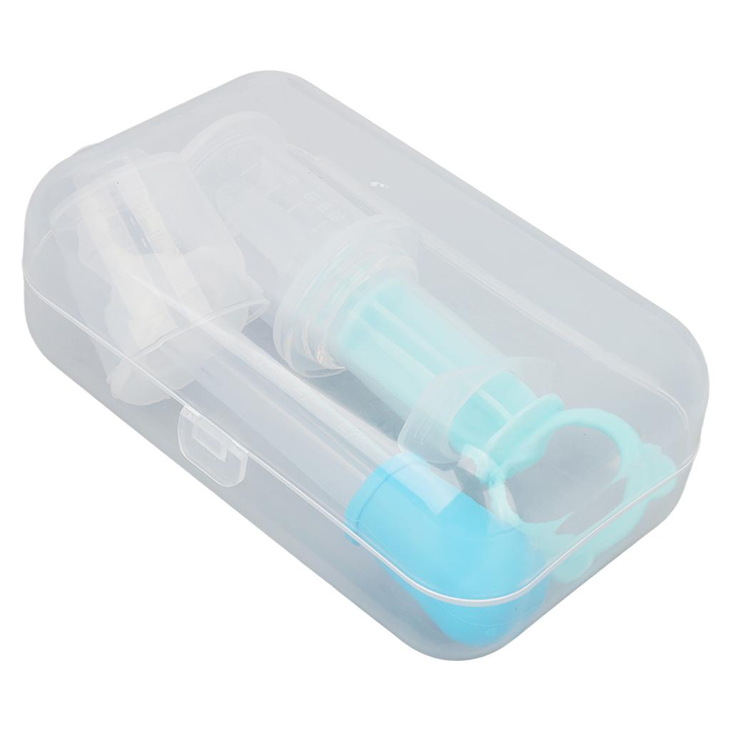 Pet Medicine Feeder Safe Soft Tip High Temperature Resistant Pet Milk Nursing Bottles Syringe with Measuring Cup for Cat