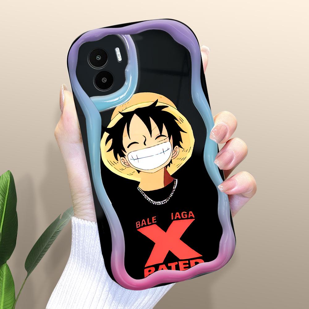 

Милый мультяшный узор, кремовая текстура, мягкий силиконовый чехол с волнистыми краями, чехол для телефона Xiaomi Redmi Xiaomi Poco C75 чёрный