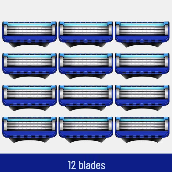 High-Quality Five-Layer Blade Men's Manual Razor - Universal Fit Gillette Head