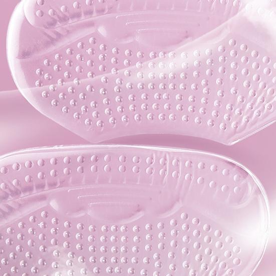 1 Pair Gel Heel Pad Self-adhesive Non-slip Foot Pain Relief Blister Prevention Loose Shoes High Heel Grip Cushion Liner Insert Shoe Accessories