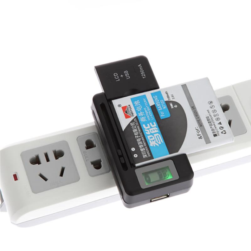 VAORLO Mobiilne akulaadija Universaalne LCD indikaatorekraan USB-porti mobiiltelefoni laadijad Aku laadimine EL USA UK PISTIK