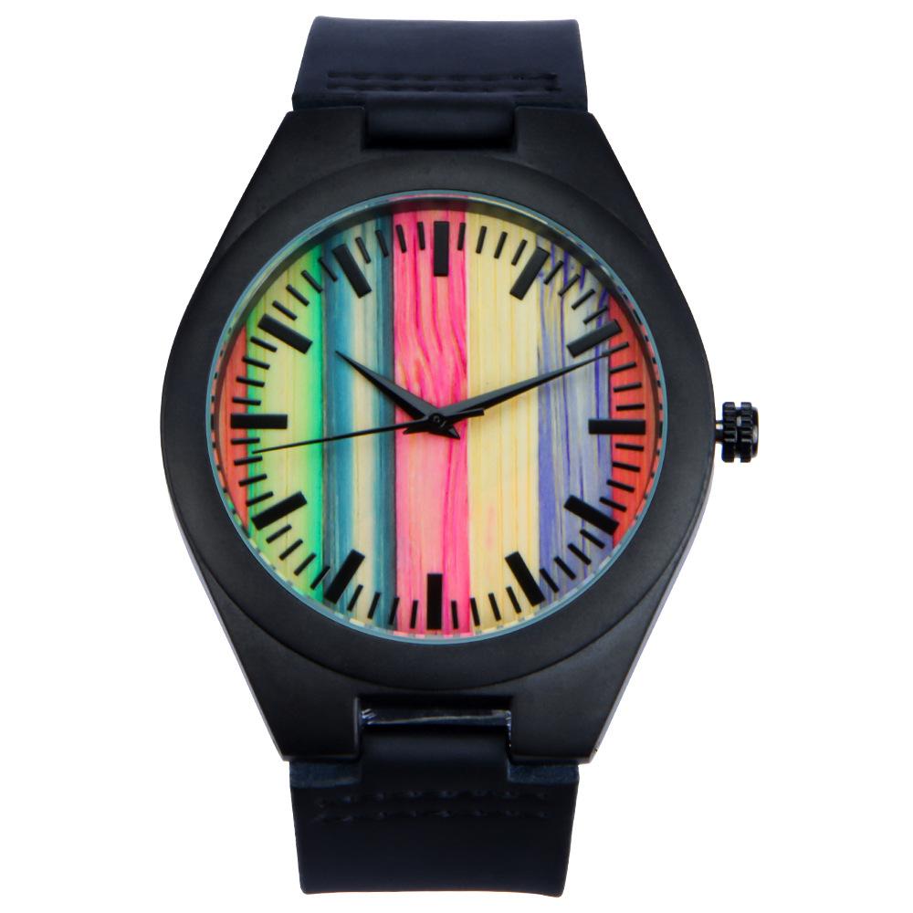 Belt Wooden Dial Simple Personality Casual Watch Large Dial Men S Wooden Watch