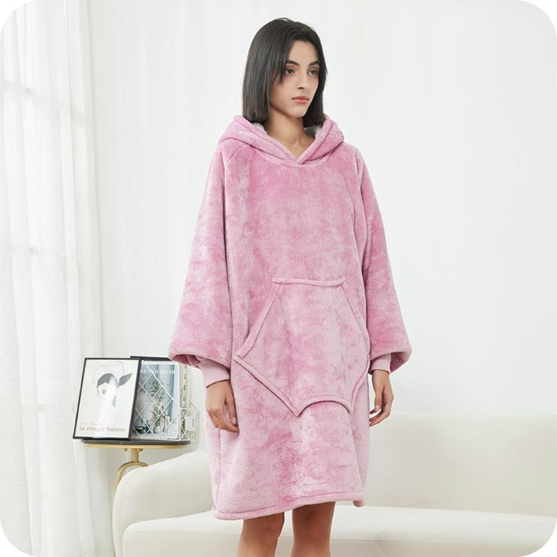 Blanket Hoodie - Pink