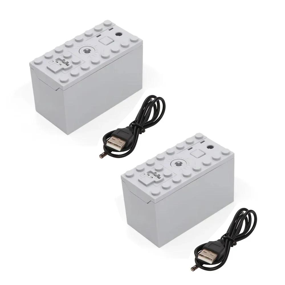 Scatola Batteria Ricaricabile al Litio MOC Strumento Multi-funzione per Alimentazione Auto Treno Motore Controllo Regolazione Velocità per Blocchi da Costruzione 8878