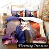 3d Anime Komi-san wa, Komyushou desu Bedding Set Boys Girls Twin Queen Size Duvet Cover Pillowcase Bed Kids Adult Home Textiles