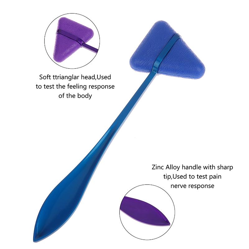 Triangular Neurological Professional Hammer For Percussion Mallet Neurological Percussion Diagnostic Hammer Zinc Alloy+Abs