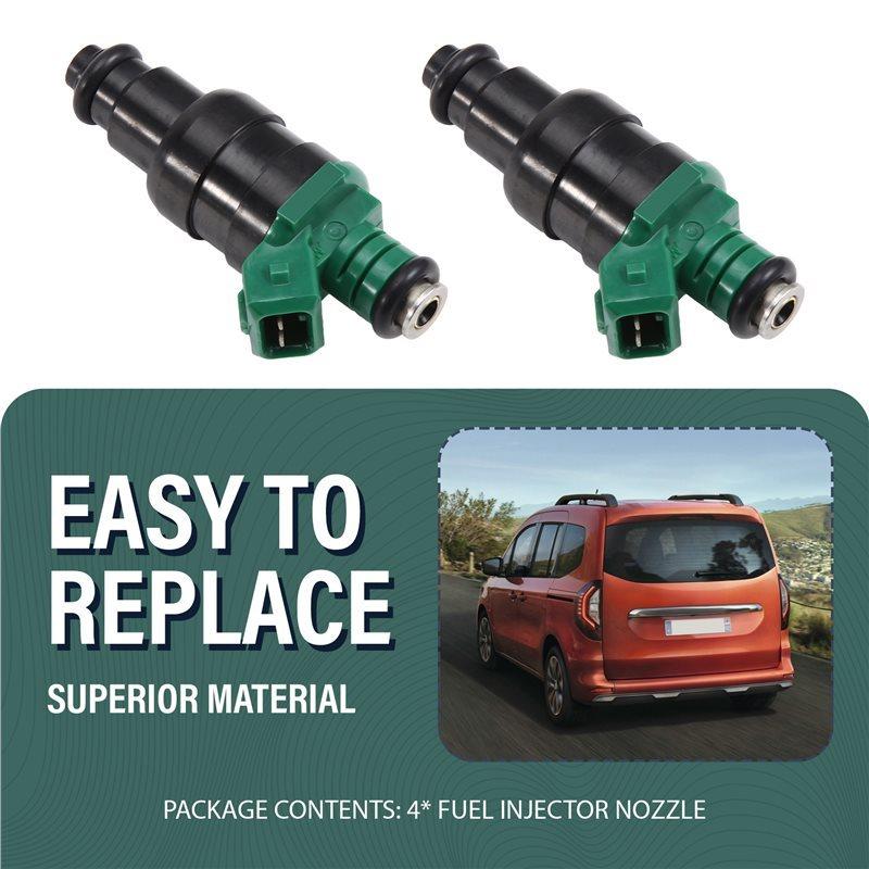 Fuel Injector Nozzles 4 Pieces 7700875368, 875368 For Renault Kangoo Clio II Twingo 1.2 1.4 Engine Units